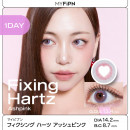 【MYFiPN】FIXING HARTZ / フィクシング ハーツ アッシュピンク(ワンデー)