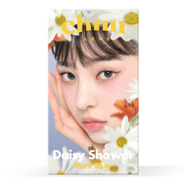 CHUU チューレンズ】デイジーシャワー ピュアブルー(使用期間1ヶ月)