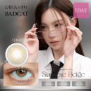 【度あり / 度なし】i-DOL  バッドキャット  シャムベージュ(ワンデー)/1箱10枚入