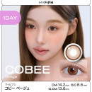 【MYFiPN】COBEE / コビー ベージュ(ワンデー)/1箱10枚入