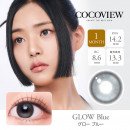 【COCOVIEW(ココビュー)】グロー ブルー(使用期間1ヶ月)