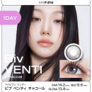 【MYFiPN】Biv VENTI / ビブ ベンティ チャコール(ワンデー)/1箱10枚入