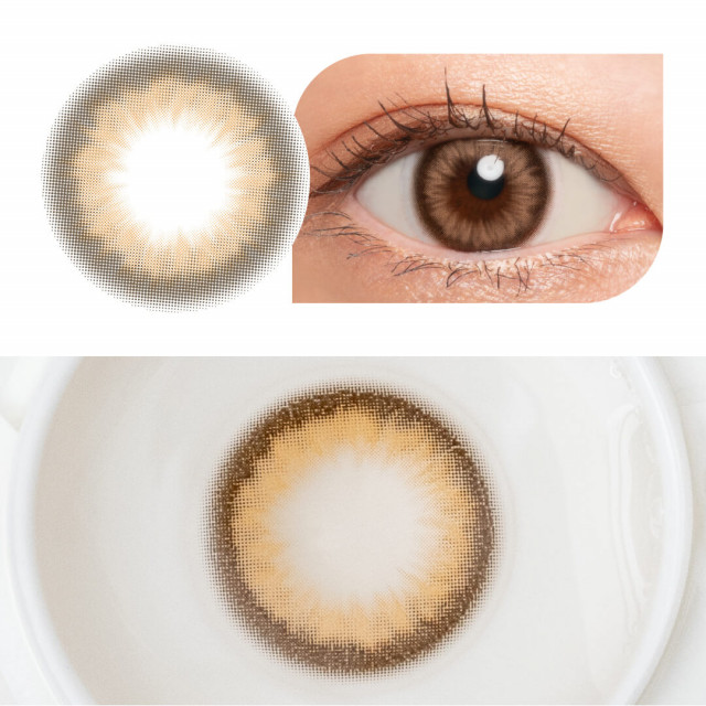 乱視】WStoric チュールパフ ブラウン(使用期間6ヶ月)