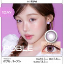 【MYFiPN】POBLE / ポブル パープル(ワンデー)/1箱10枚入