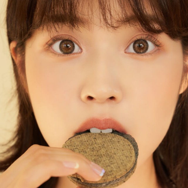 CHUU チューレンズ】サニークッキー グレー(使用期間1ヶ月)