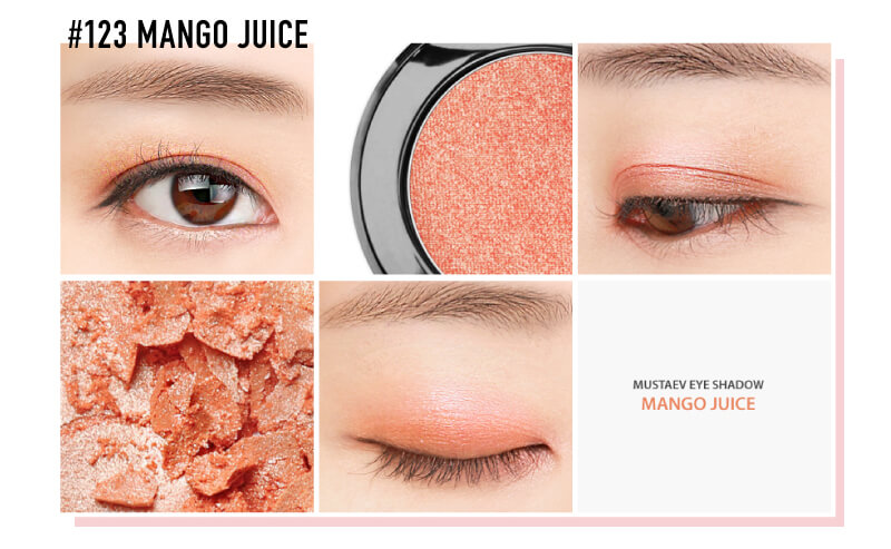 MustaeV(マステブ)アイシャドウ #123 マンゴージュース