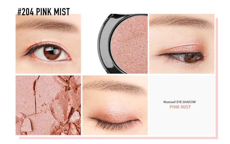 MustaeV(マステブ)アイシャドウ #204 ピンクミスト