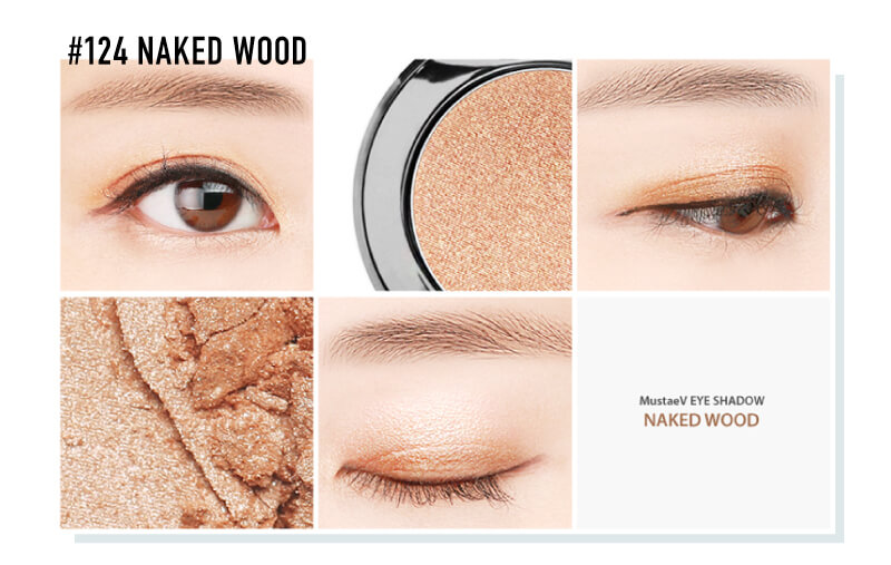 MustaeV(マステブ)アイシャドウ #124 ネイキッドウッド