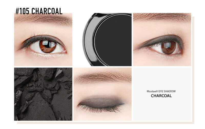 MustaeV(マステブ)アイシャドウ #105 チャコール