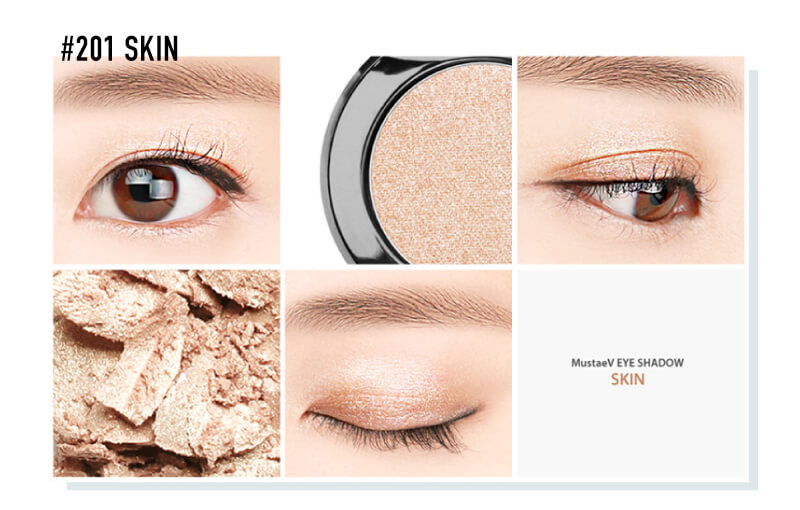 MustaeV(マステブ)アイシャドウ #201 スキン
